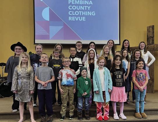 (L-R) Front Row: Sadie Halverson, Caleb Bailey, Silas Norrell, Benjamin Olmstead, Ava Morrison, Elena Stegman, Brinxlee Hay. Middle Row: Levi Norrell, Nathan Stegman, Ruby Morrison, Stella Norrell, Amelia Ratliff, Adlee Hay. Back Row: Laney Shane, Pyper Shane, Emersen Helgoe, Chaz Halverson, Naomi Stegman, Nora Crosby, Caroline Stegman, Aubrey Ratliff.