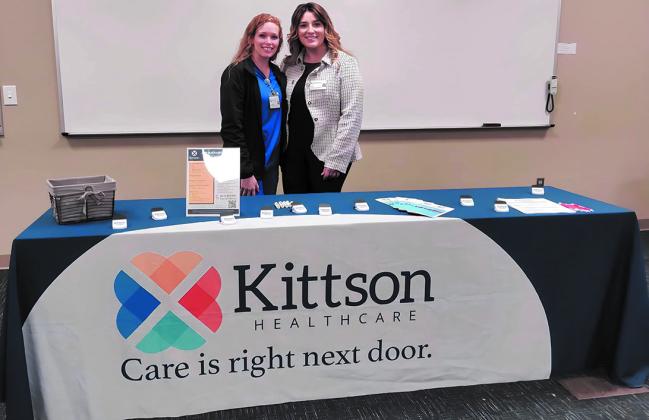 Laura Hanson, Interim DON of Nursing Home and Nicole Lubarski, Director of HR.