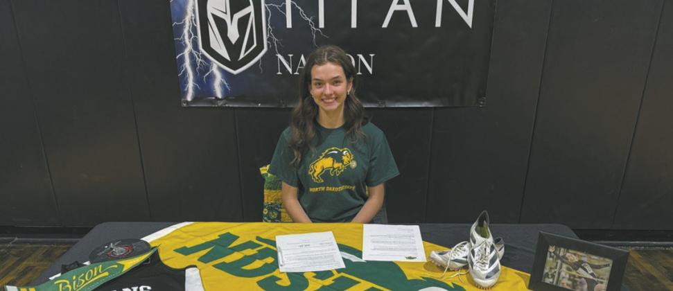 Senior Elizabeth Fedji to join NDSU sports next fall. Submitted photo