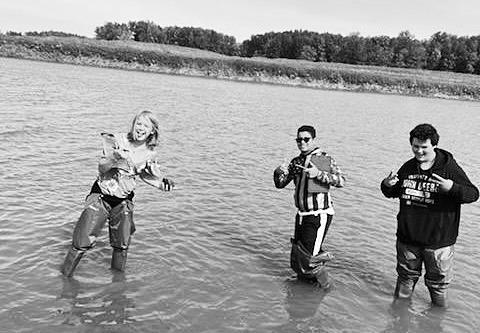 Mr. Riddle's 9th grade ag class got the opportunity to do some research on the Red River thanks to the help of Bob Merrill. Students held a boat race on Tuesday to judge the flow of the river.