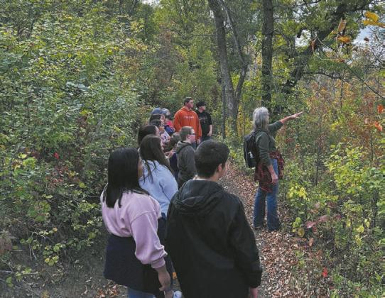 Students from Edmore Public School enjoy a field trip to the Pembina Gorge. Submitted photo.