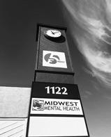 Outside the F5 Project and Midwest Mental Health offices in Fargo, Oct. 19. Photo by Michael Standaert, North Dakota News Cooperative.