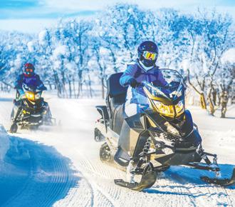 December snowfall brings opening of snowmobile trails