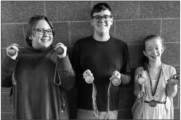 Pictured left to right: Emma Barta, Ian Peterson and Siobhan Kissee. Photo submitted by Jamie Rarick