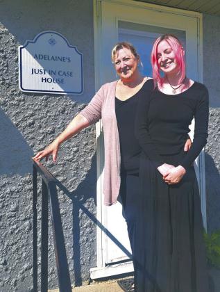 Co-owners of the Airbnb, Paula Schwartz Chalmers left, Adelaine Chalmers right.