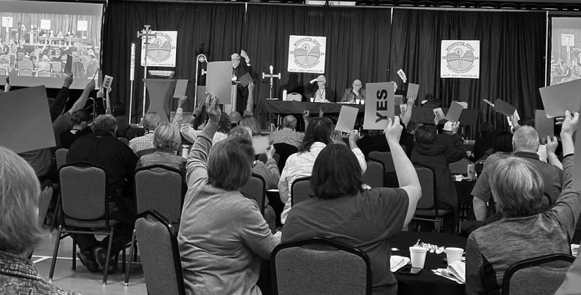 The Western North Dakota Synod of the Evangelical Lutheran Church in America (ELCA), at a meeting in early June in Watford City passed a resolution encouraging congregations to study and discuss Christian nationalism. Among the 250 voters representing 160 congregations, 78% were in favor of the resolution. Photo provided.