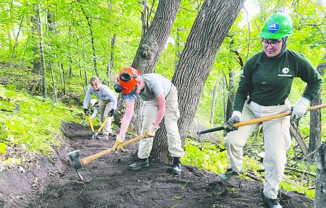 Partnerships with AmeriCorps and Bismarck State College help repair and add amenities to North Dakota pa