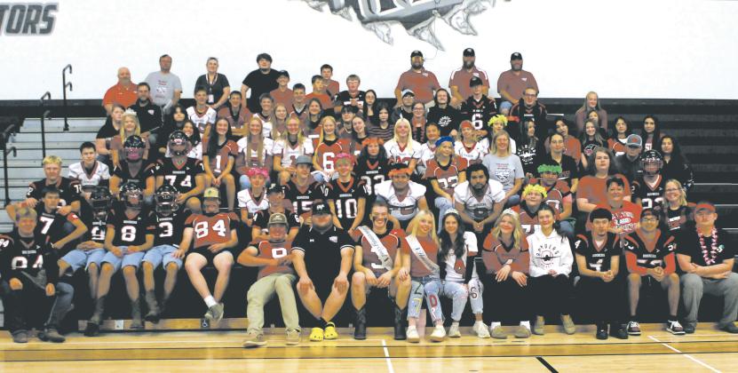 Drayton High School students and staff celebrated Bomber Day during homecoming week. Photo by Jamie Rarick.