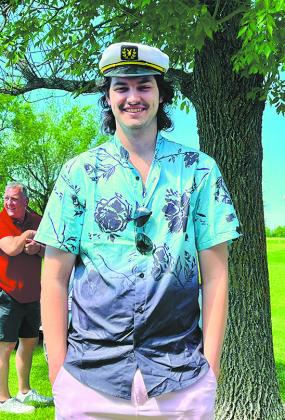 Parker Olson. He was voted best dressed along with Jolly Hermanson.