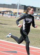 Junior High Boys Titans three-man team wins against 13 competitors