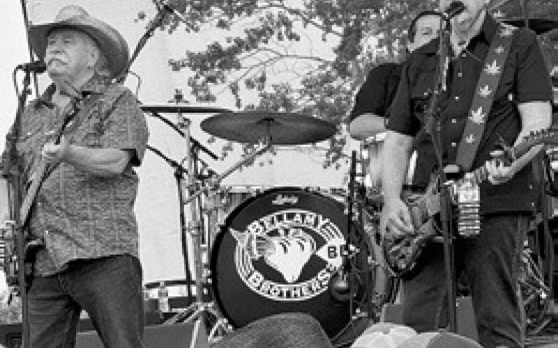 The all women's band Vixen shredding on the stage. Photo by Christine Jensen. The Bellamy Brothers put on an amazing show at the festival. Photo by Christine Jensen.