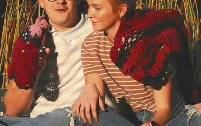 Ian Peterson and Easton Larson in the opening scene of Our Place. Photo by Lyle Van Camp