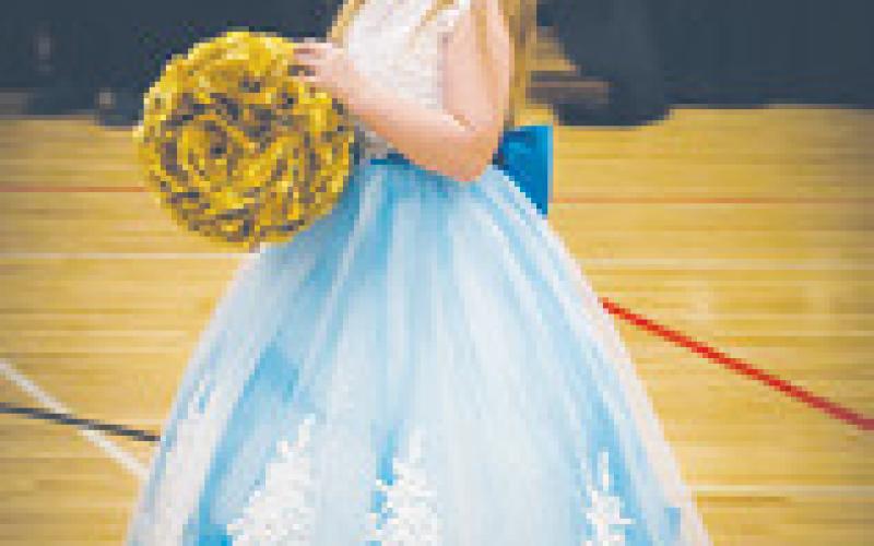 Amelia Stellon at the daddy daughter dance. Photo by Lyle Van Camp.