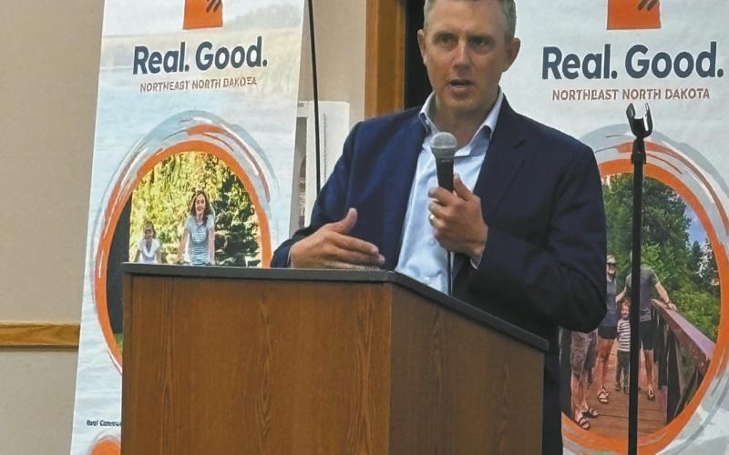 the State of Region 4 event. Photo by Andrea Johnston Congressman Kelly Armstrong, providing Vision &amp;amp; Comment recap at