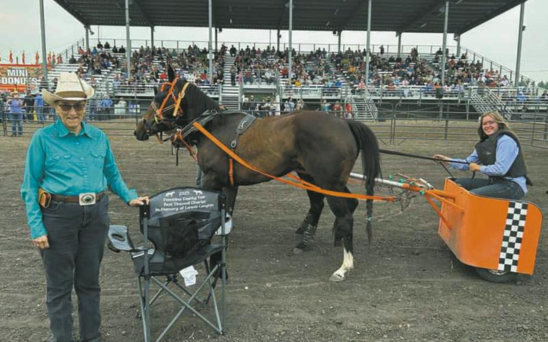 Gerry Longtin and Gracee Thorlakson. Photo courtesy of The Borderland Press