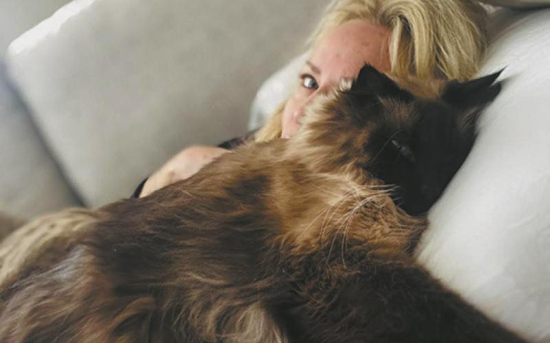 Heather Braus and her bestie ragdoll Dennis