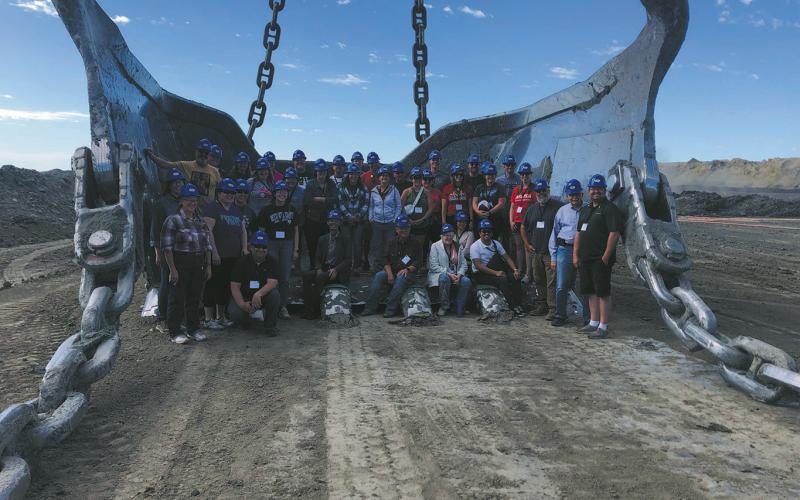 Drayton Public Schools teacher Susan O’Neil attended the seminar. She can be seen in the picture of the teachers at Falkirk Mine below. Submitted photo.