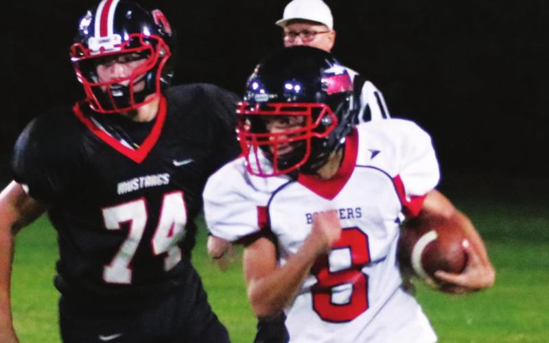 Mustangs trample Bombers in last season game last Friday night