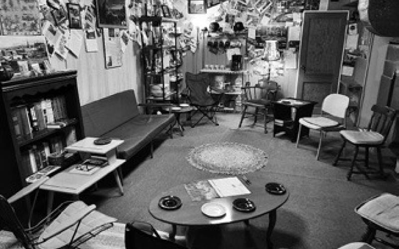 The Fellowship Cave, as Clint calls this room, is where his bible studies take place.
