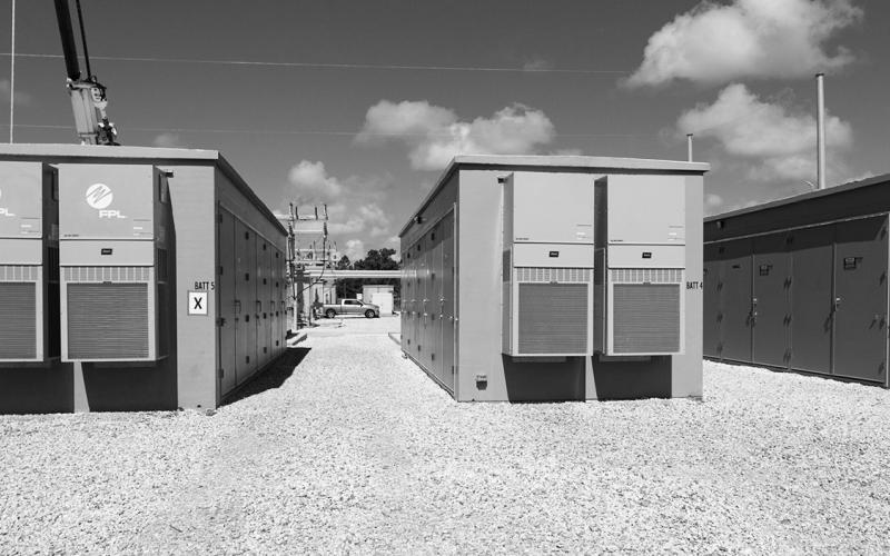 The Manatee Energy Storage Center in Parrish, Florida, is pictured on Aug. 12, 2021. NextEra Energy is proposing North Dakota’s first battery storage systems to be constructed near wind farms in Emmons and Burke counties. (Photo courtesy of NextEra Energy)