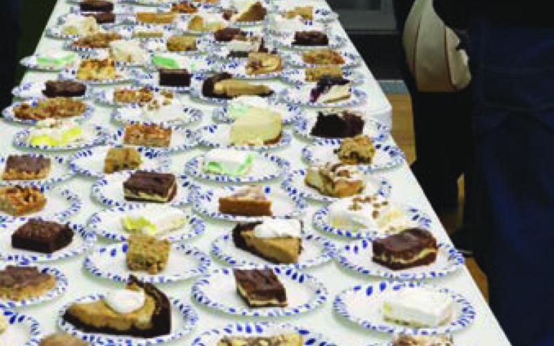 The benefit saw a massive variety of desserts to choose from.