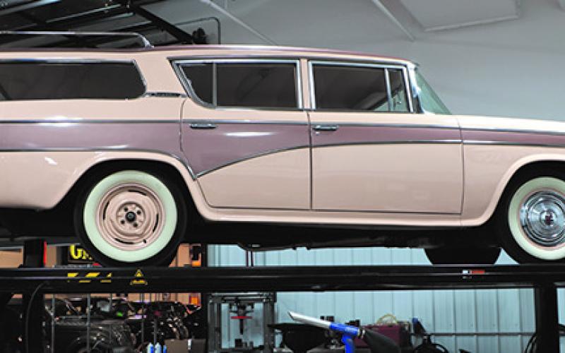 Your writer's favorite car of the day, a nearly perfect 1959 Rambler station wagon. Photo by Lyle Van Camp.