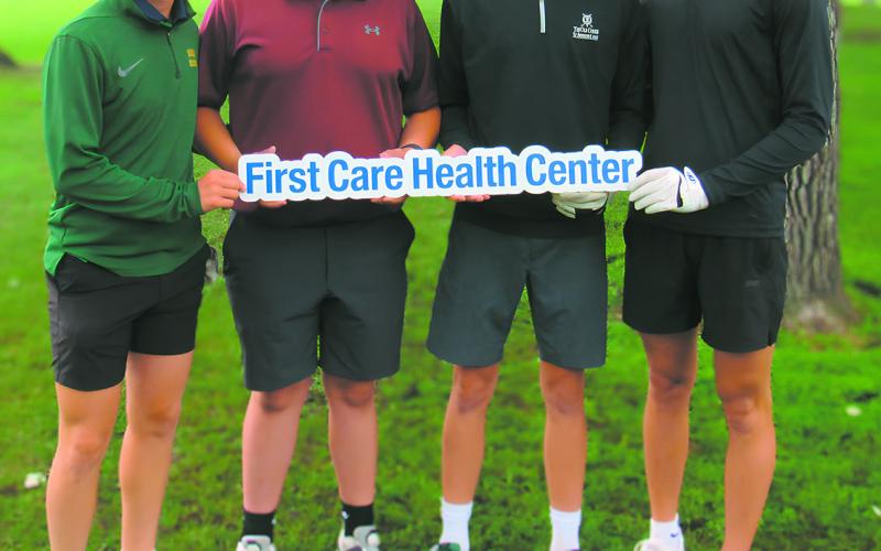 1st Place – Park River Dental (L-R): Connor Bernhoft, Jameson Erovick, Toren Beneda, Noah Troftgruben.