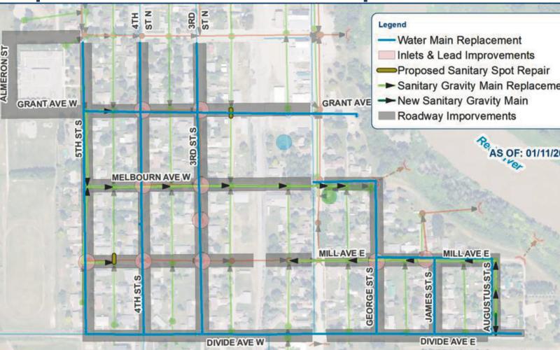 Proposed phase one improvements. Image courtesy of Moore Engineering