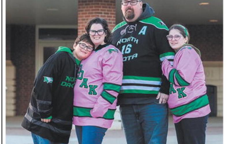 From L-R: Finn, Erin, Jeremy and Avery Pollestad. Submitted photo