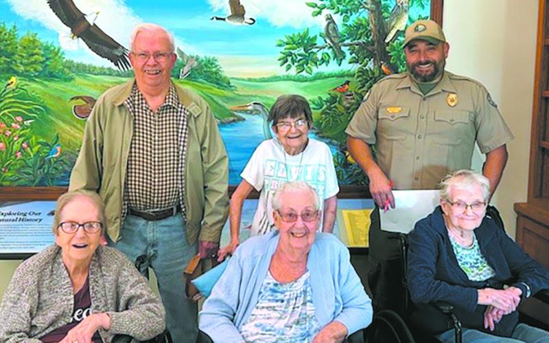 Darlene, Gerry, Georgie, Dale, Rose, Mike pose for a photo during their outing at Icelandic State Park. Submitted photo