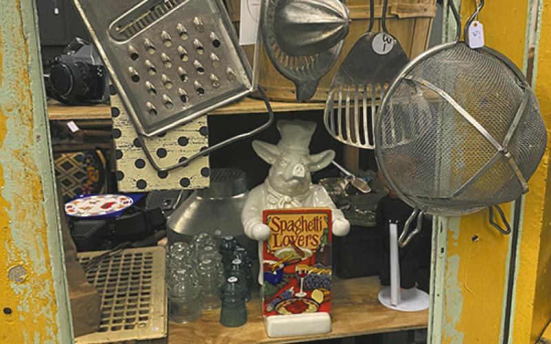 A display at Rose Berry Picks in Cavalier during the event. Photo by Jeremy Ratliff.