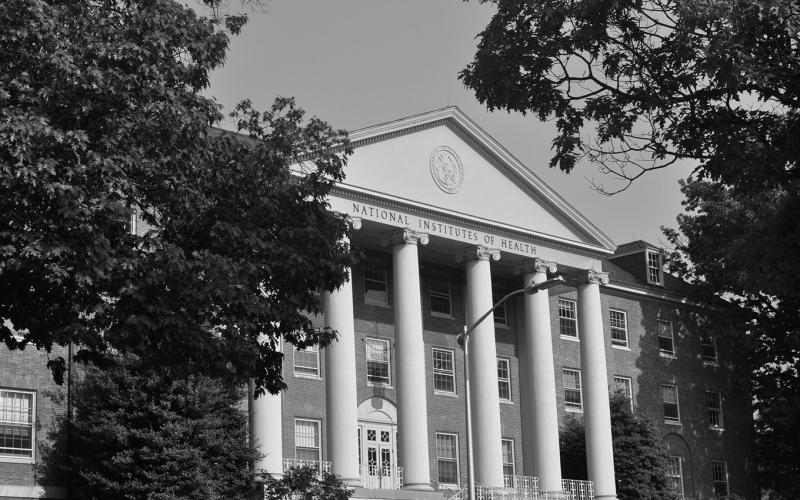 The James H. Shannon Building (Building One), on the National Institutes of Health campus in Bethesda, Maryland. (Photo by Lydia Polimeni,/National Institutes of Health)