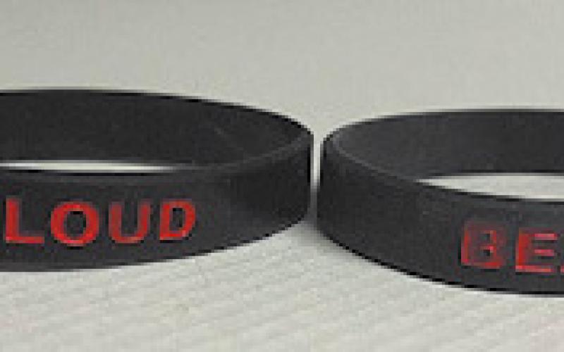 LIVE LOUD BEAV Bracelets can be purchased from Sarah Hiller at Drayton Public School to benefit the Aasand Family Scholarship and 2023 Prom Committee. Photo by Jessica Aasand.