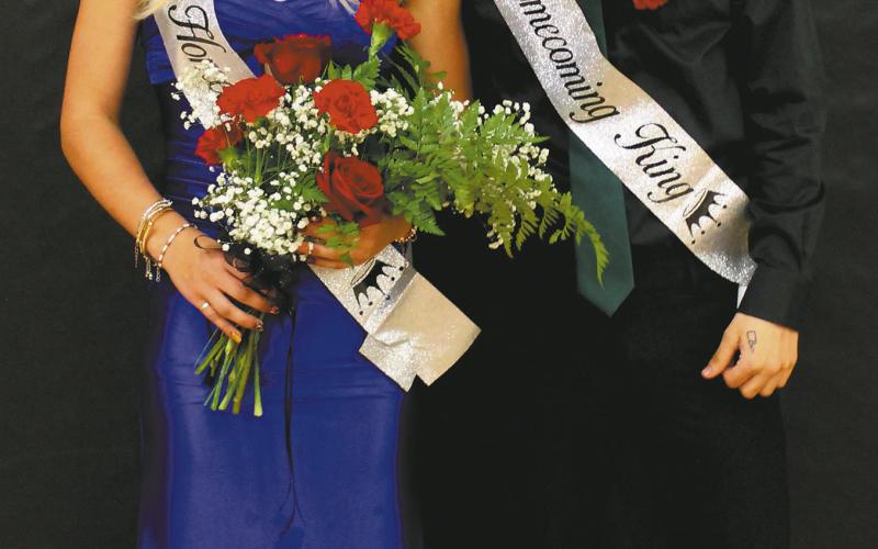 Queen Alyssa Hoyles and King Trypp Castillo. Photo by Christine Jensen