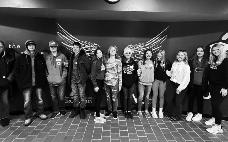 Drayton’s FFA chapter at University of Minn. Crookston. Photo submitted by Adam Riddle.