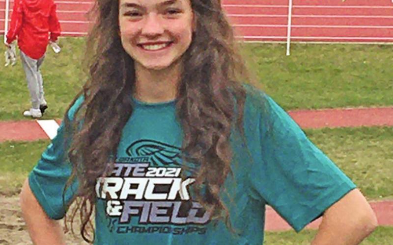 Fedje competes at State Track Meet