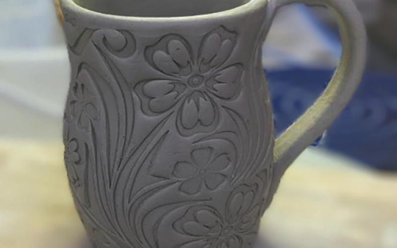 Intricate designs provide a creative outlet for the artist. Photo by Christine Jensen.