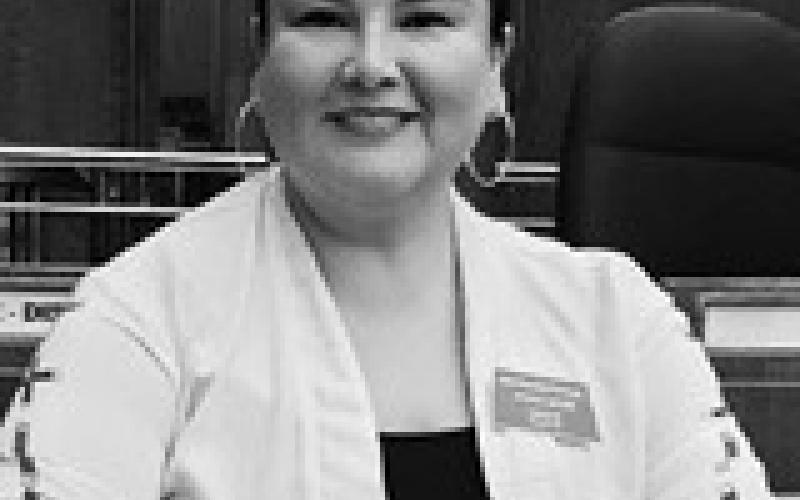 Rep. Jayme Davis, D-Rolette, is an enrolled member of the Turtle Mountain Band of Chippewa Indians. Photo by Isabelle Ballalatak, N.D. Newspaper Association.