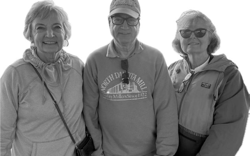 Bill Patrie, with is wife and sister on their Florida vacation. Submitted photo