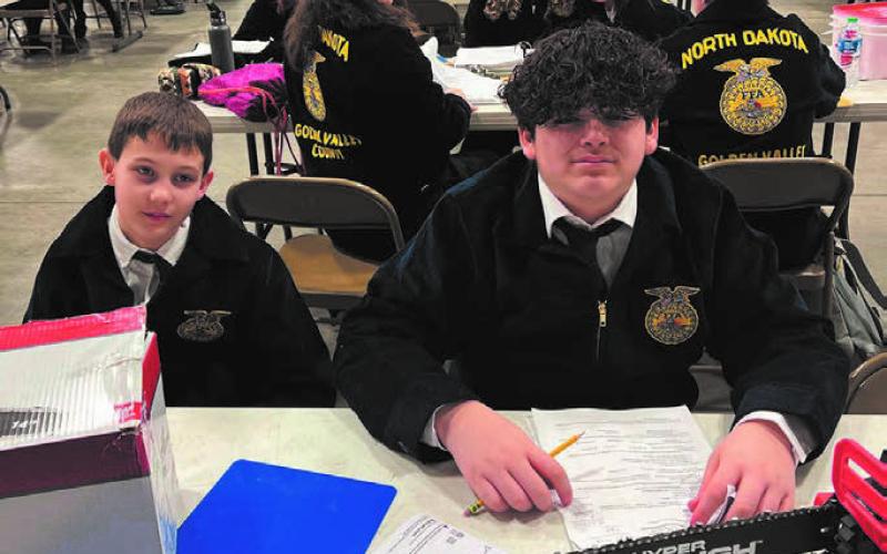 Six FFA members from Drayton attended the FFA State Conference in Minot last week. Submitted photo