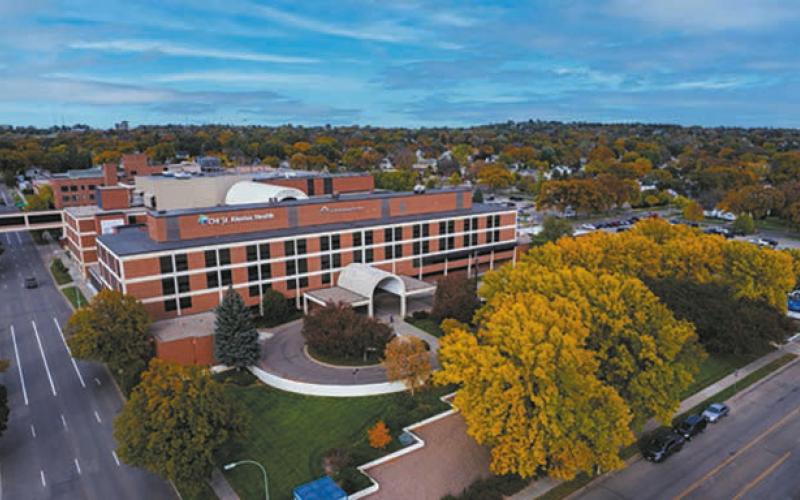 A bird's-eye view of CHI St. Alexius Health Bismarck Medical Center. Submitted photo