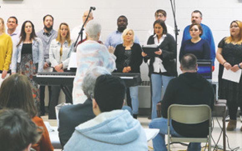 The Choir performs at the Adult &amp;amp; Teen Challenge event in Drayton on Sunday. Photo by Lyle Van Camp.