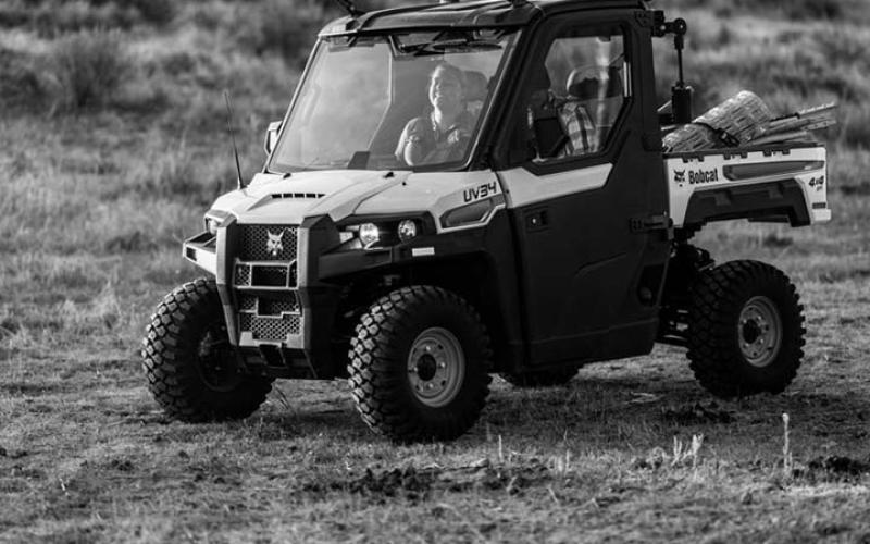 To protect people and property, NDSU Extension, the North Dakota Parks and Recreation Department, and the North Dakota Game and Fish Department are encouraging ATV and UTV owners to practice fire prevention techniques to prevent injuries and fire risks. Photo courtesy of Bobcat Company
