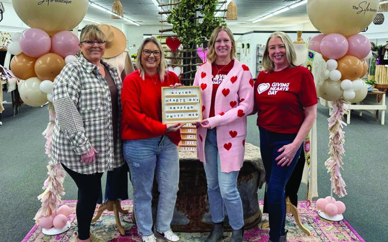 The Silo Boutique, which just opened in Grafton, agreed to donate a portion of sales from Feb. 8 to the Unity Medical Center Foundation.