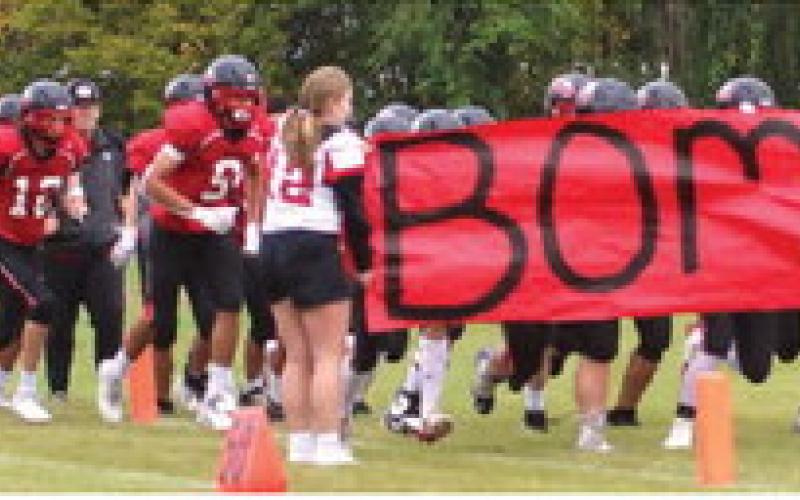 The Bombers take to the field for the 2023 Homecoming Game.