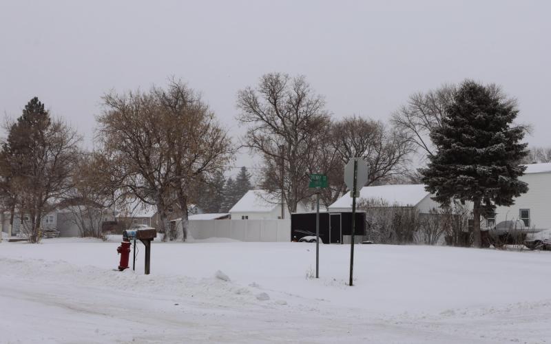 An emply lot on the northeast side of Drayton. The CHDO hopes to provide more housing for rural communities in Region 4. Photo by Lyle Van Camp.