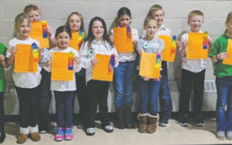 Front Row l to r: Sarah Morrison, Grace Seng, Brinxlee Hay, Kinsey Mertz, Charlie Heck, Sadie Halverson Back Row l to r: Kenrik Morrison, Johanna Martin-Underberg, Chloe Hunter, Kyle Johnson, Paul Gilbertson, Melody Hubbard
