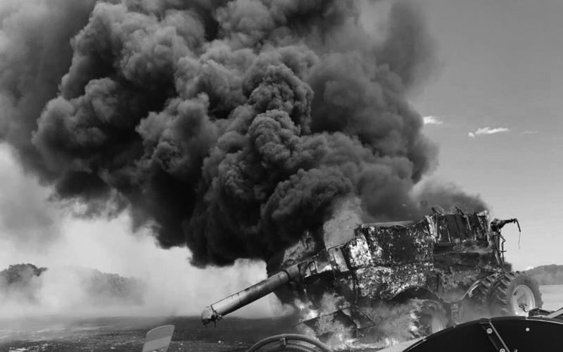 Proper maintenance can prevent combine fires