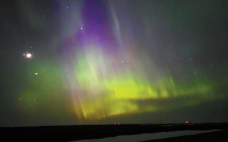 Strong solar storm ignited the Aurora Borealis over the weekend