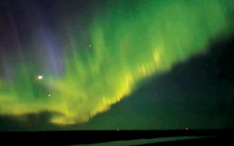 Strong solar storm ignited the Aurora Borealis over the weekend